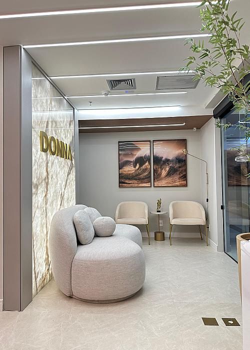 Recepção premium da Donna Medicina Integrativa em Alphaville